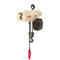 Coffing Hoists JLC Electric Chain Hoist, 2 Ton Cap., 20 Ft. Lift, 115/230V, 8 Fpm 08249W